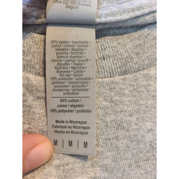 Gildan medium women's grey "thankful" tee - Picture 5 of 7